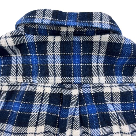 Orvis Plaid Flannel Shacket Shirt Mens Medium Jacket Pockets Hiking Outdoors - Picture 10 of 14